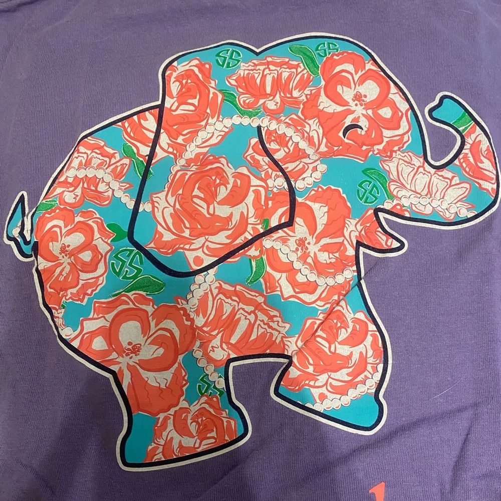 Lily inspired elephant simply southern tshirt
